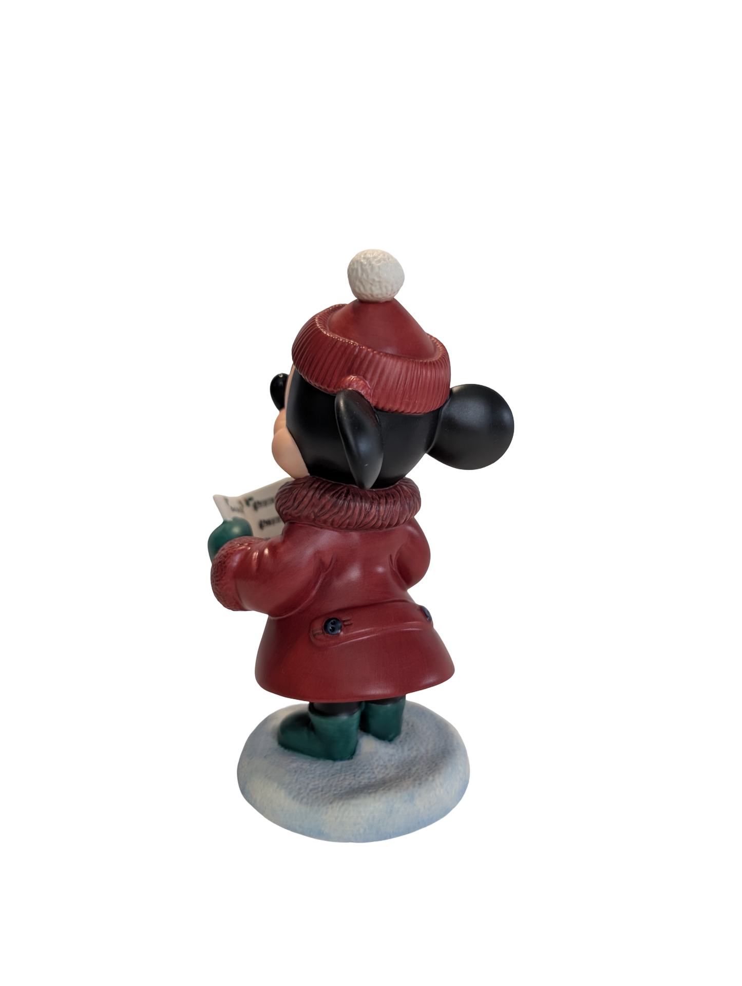 WDCC - Pluto's Christmas Tree Caroler Minnie - Contents Verified New Condition