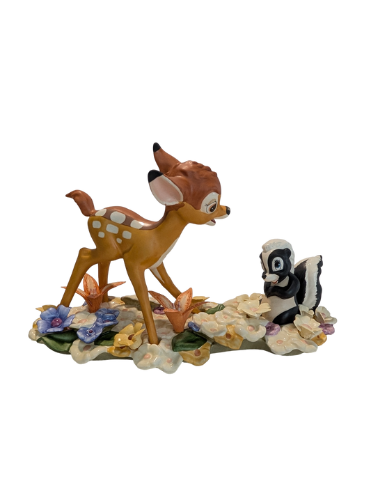 WDCC - Bambi  Bambi & Flower "He Can Call Me A Flower If He Wants To" - Contents Verified New Condition