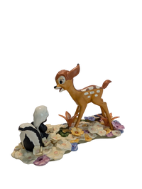 WDCC - Bambi  Bambi & Flower "He Can Call Me A Flower If He Wants To" - Contents Verified New Condition