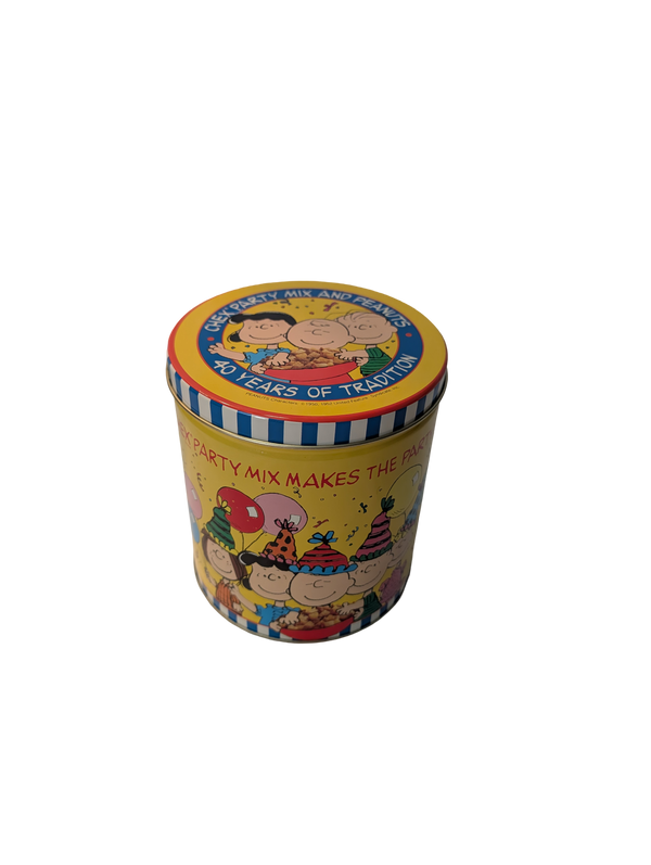 Chex Party Mix and Peanuts "40 Years of Tradition" - Peanuts Characters tin