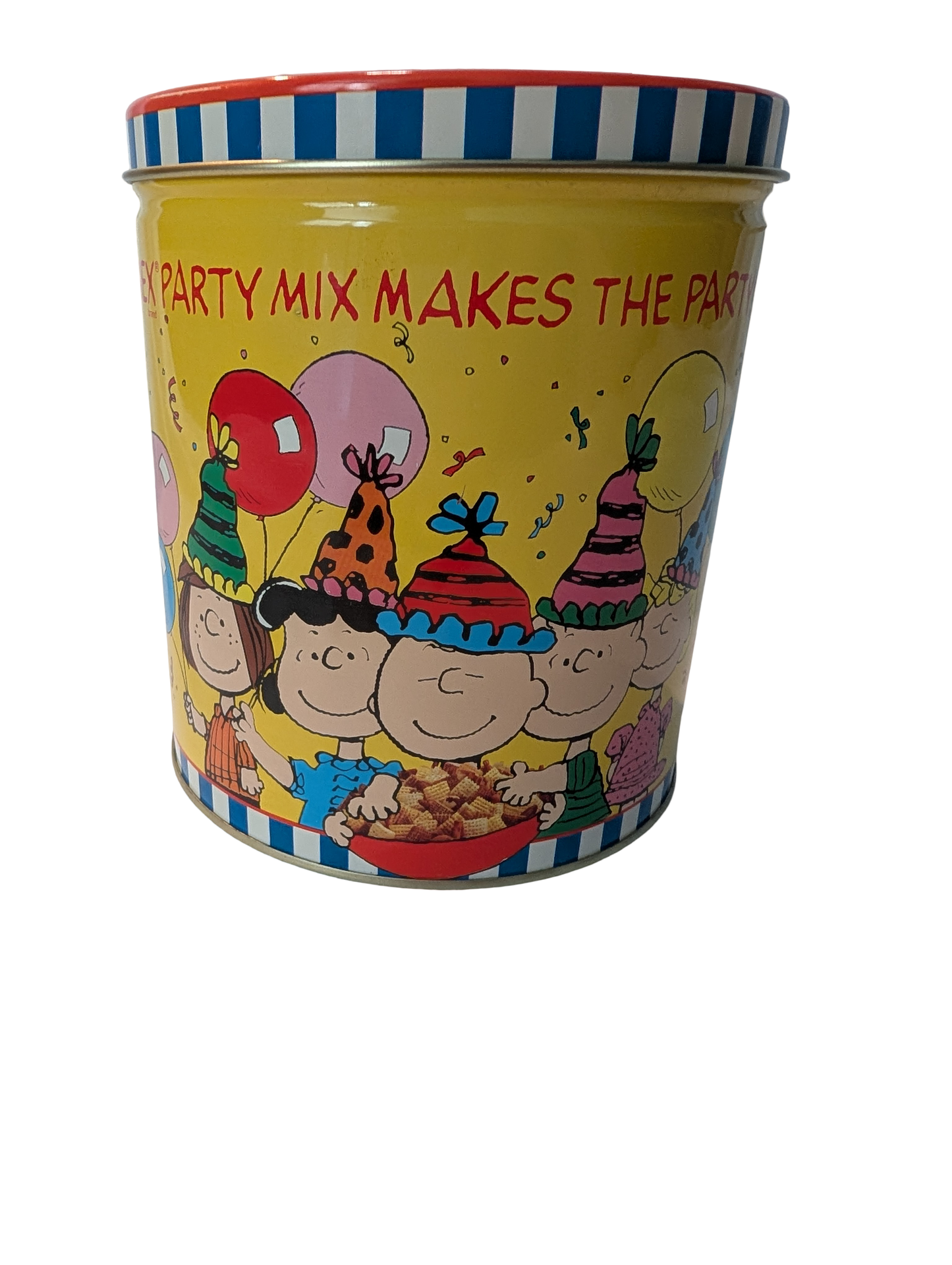 Chex Party Mix and Peanuts "40 Years of Tradition" - Peanuts Characters tin