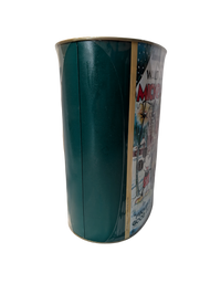 1997 Disney Metal Garbage Can "Mickey's Good Deed" Christmas Holiday