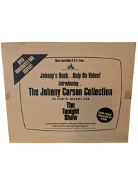 "The Johnny Carson Collection: His Favorite Moments from The Tonight Show" 1994 Store Floor Standee - SEALED