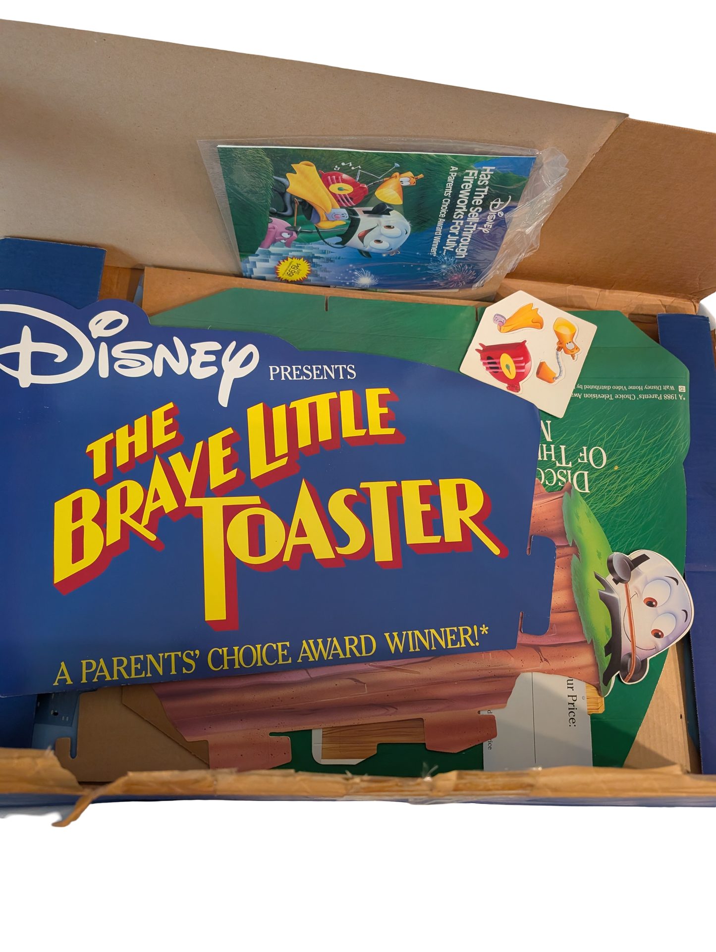 "The Brave Little Toaster" Store Floor Standee - CIB New Old Stock