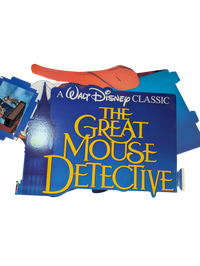 "The Great Mouse Detective" VHS Release Store Floor Standee  - CIB New Old Stock