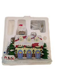 Hawthorne Village Rudolph’s Christmas Town Village Collection "Watch Tower and Reindeer Barn"