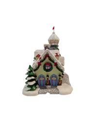 Hawthorne Village Rudolph’s Christmas Town Village Collection "Watch Tower and Reindeer Barn"