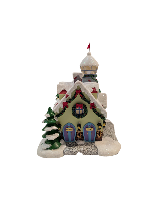 Hawthorne Village Rudolph’s Christmas Town Village Collection "Watch Tower and Reindeer Barn"