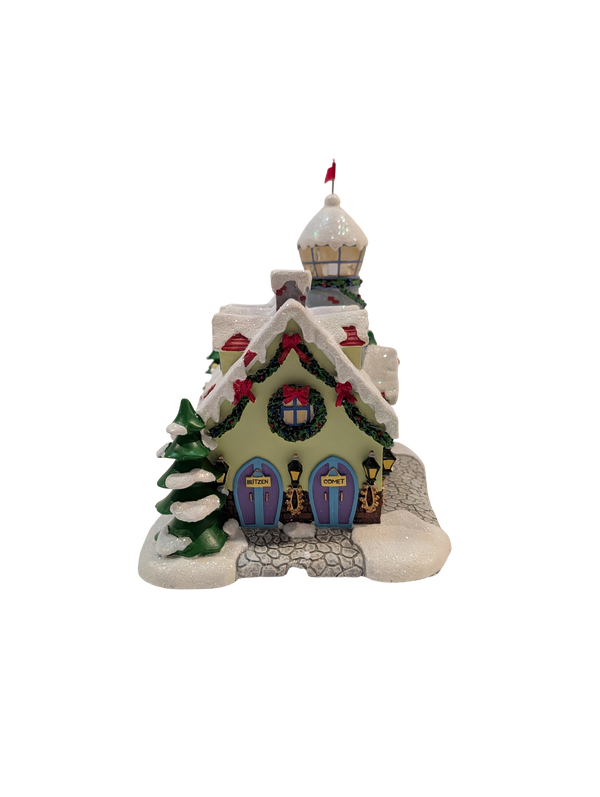 Hawthorne Village Rudolph’s Christmas Town Village Collection "Watch Tower and Reindeer Barn"