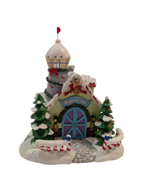 Hawthorne Village Rudolph’s Christmas Town Village Collection "Watch Tower and Reindeer Barn"