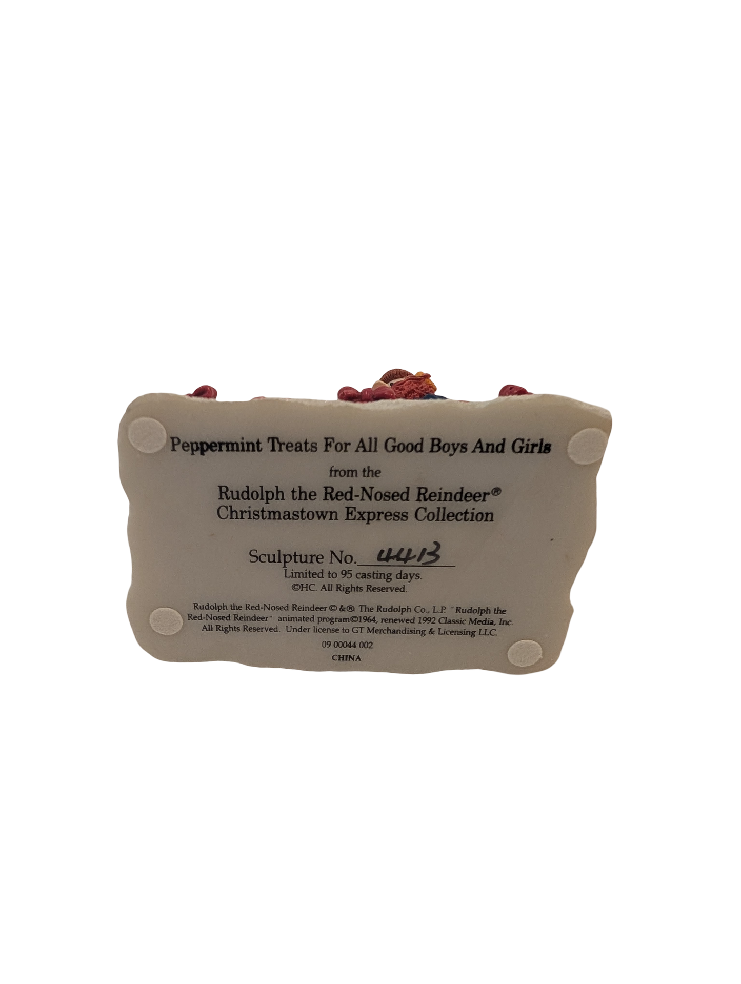 Hamilton Christmas Town Express "Peppermint Treats for All Good Boys and Girls" - Rudolph the Red Nosed Reindeer