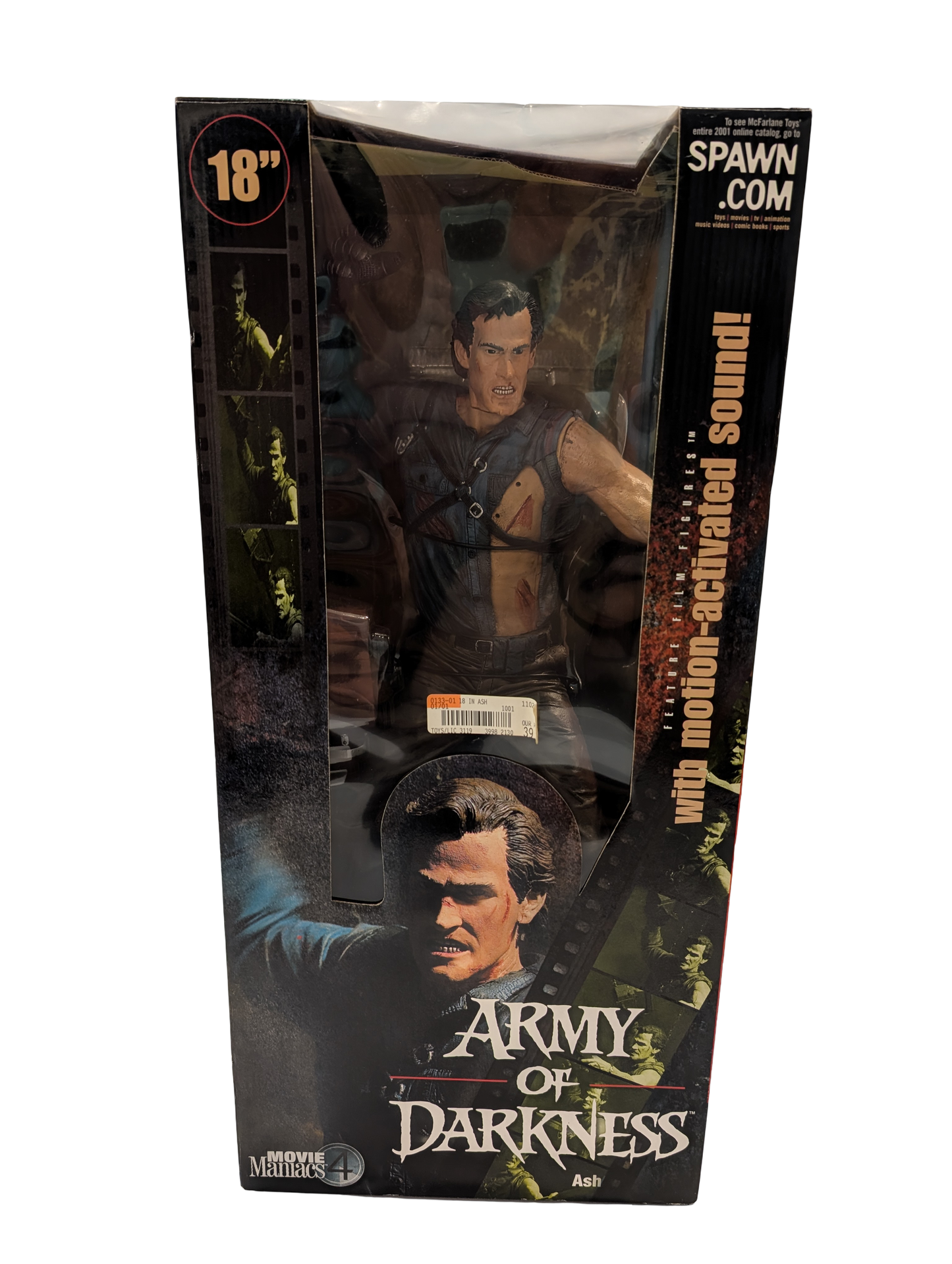 Army of Darkness 18 Inch Ash Figurine with Motion activated Sound - Movie Maniacs