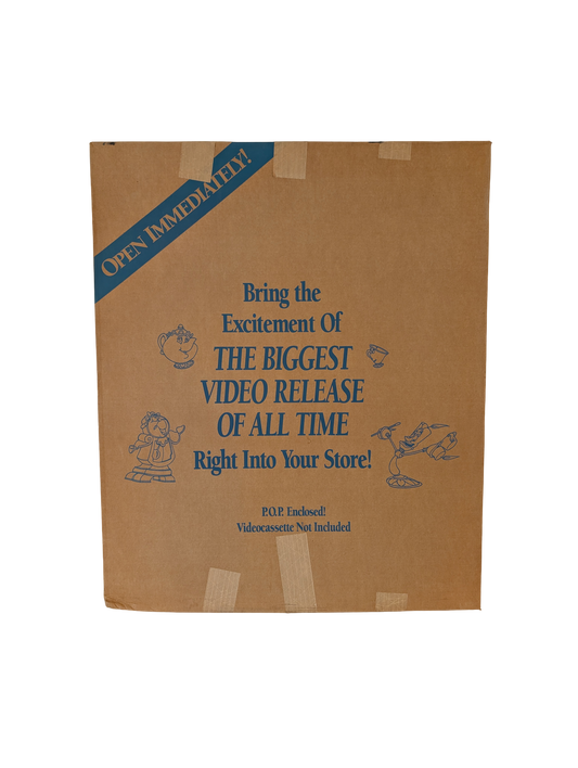 "Beauty and the Beast" Video Store Floor Standee