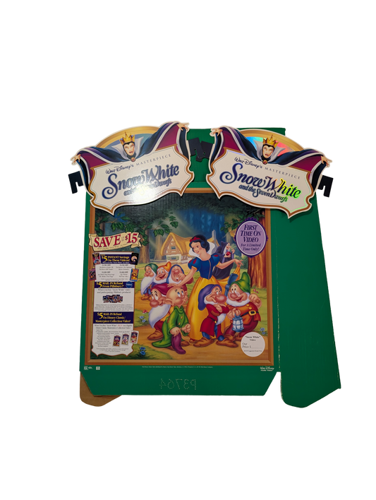 "Snow White and the Seven Dwarfs" Video Store Floor Standee