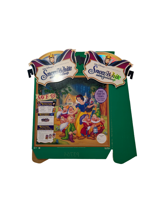 "Snow White and the Seven Dwarfs" Video Store Floor Standee
