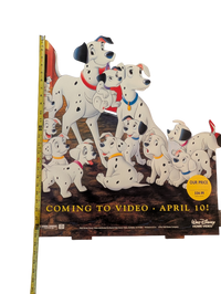 "101 Dalmatians" Video Store Floor Standee (w/o Stand/Base)