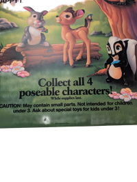 "Bambi" 1988 McDonald's Happy Meal Poster 21.75" x 21.75"