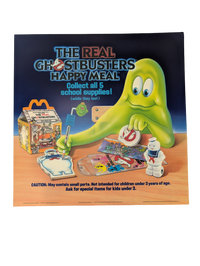 "Ghostbusters" 1987 McDonald's Happy Meal Poster 21.75" x 21.75"