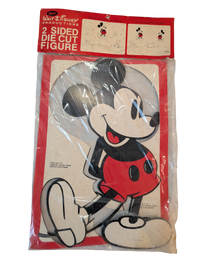 Walt Disney 2 Sided Die Cut Mickey Mouse