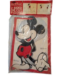 Walt Disney 2 Sided Die Cut Mickey Mouse