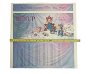 "Beauty and the Beast" 1991 Burger King Member Match Up Poster 19.5 in x 20in