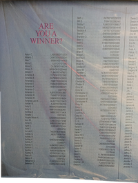 "Beauty and the Beast" 1991 Burger King Member Match Up Poster 19.5 in x 20in