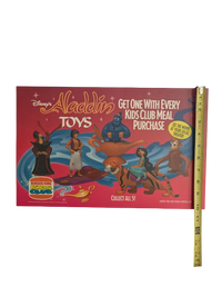 "Aladdin" 1992 Burger King Kids Club Toy Poster 16 in x 10 in
