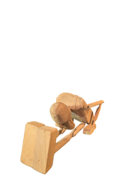 Articulated Wooden Folk Art Figure