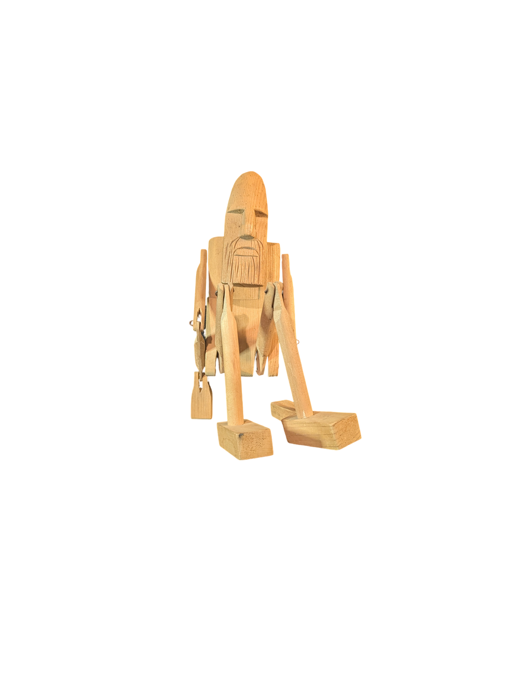 Articulated Wooden Folk Art Figure