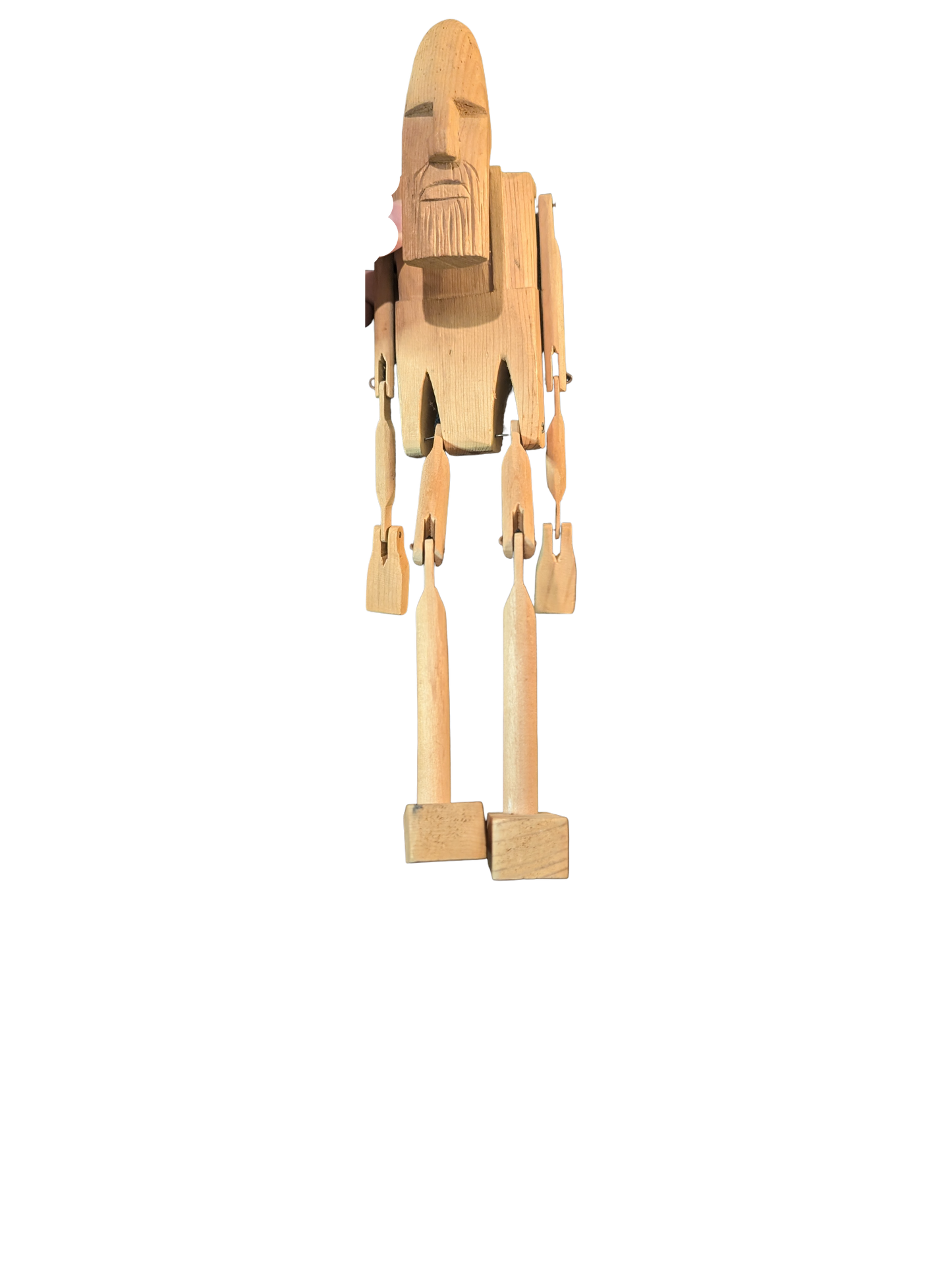 Articulated Wooden Folk Art Figure