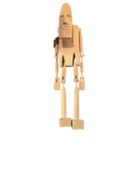 Articulated Wooden Folk Art Figure
