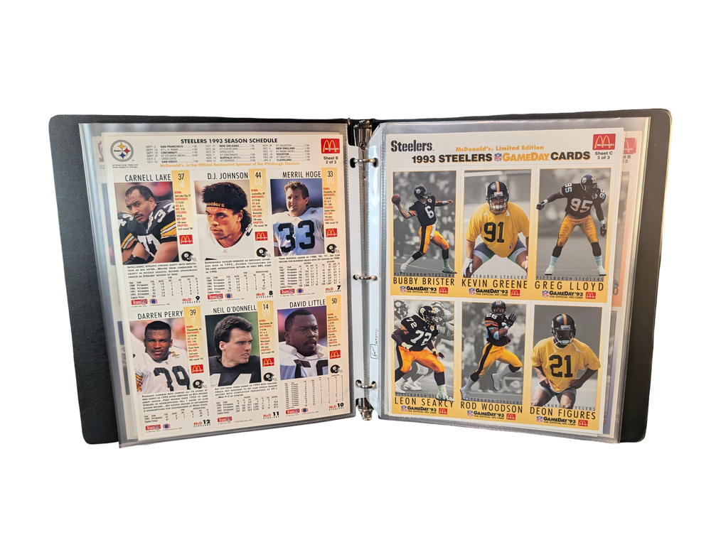 1993 McDonald’s NFL Gameday Collector Cards