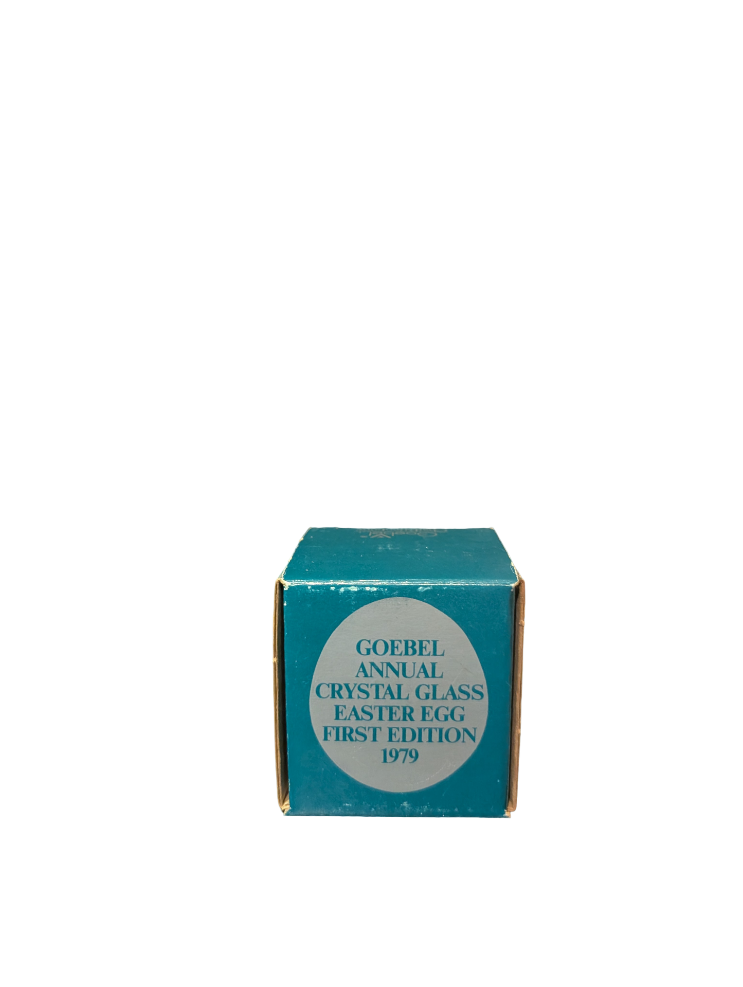 Goebel Annual Crystal Glass Easter Egg, First Edition (1979)