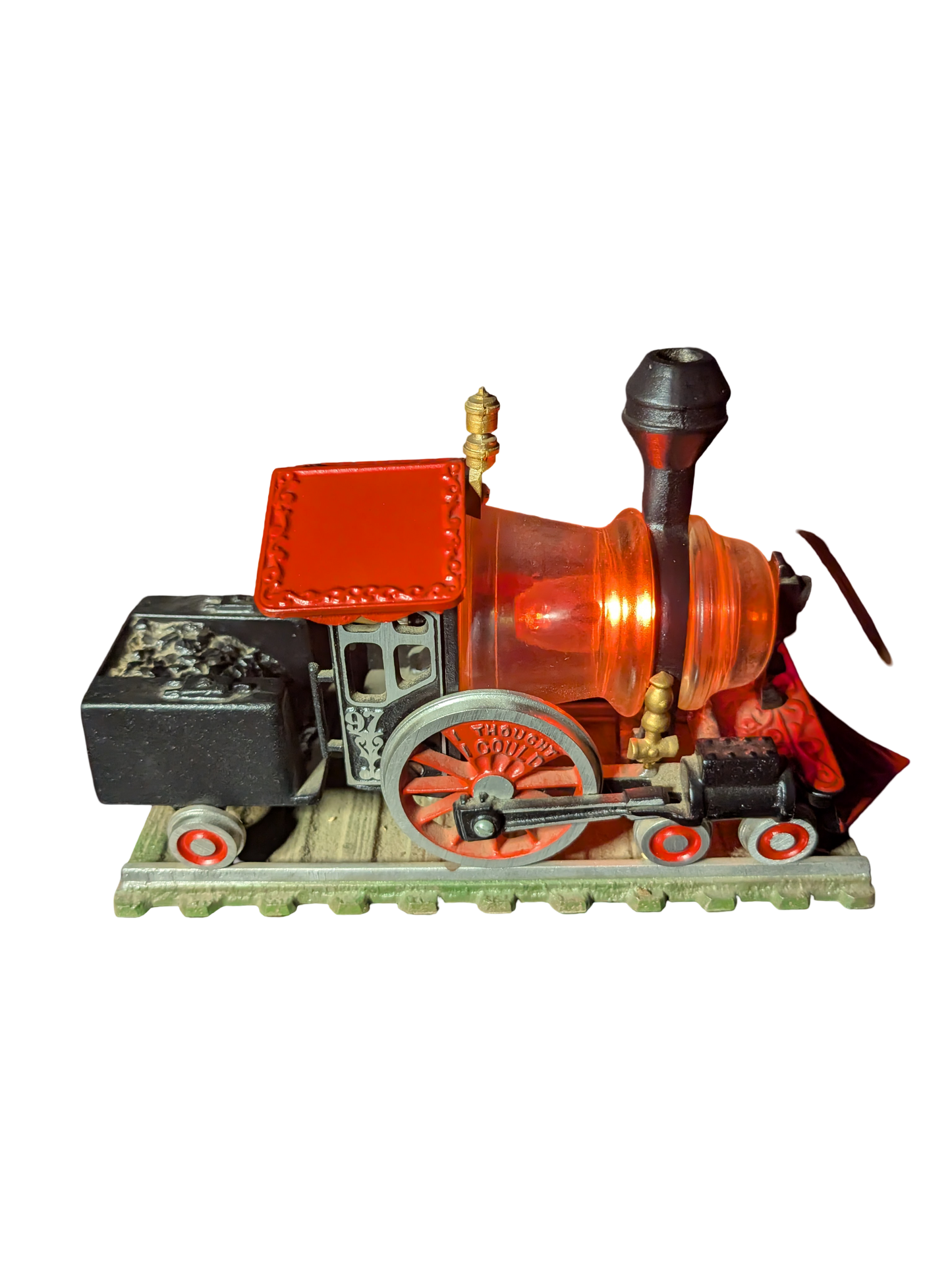1981 Miley's Inc. Little Engine That Could Insulator Lamp