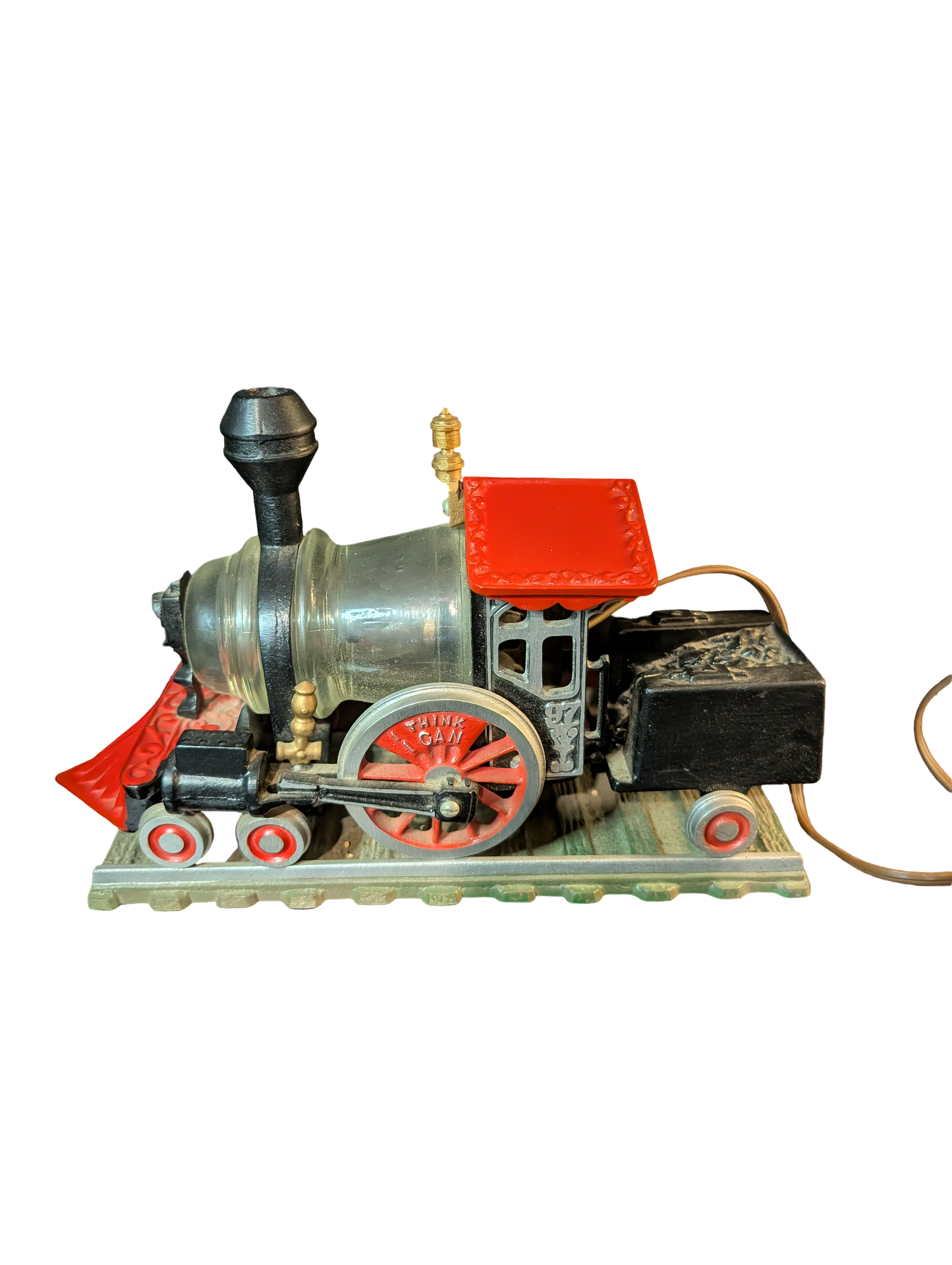 1981 Miley's Inc. Little Engine That Could Insulator Lamp