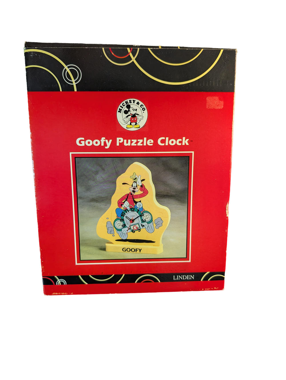 Mickey & Co. Goofy Puzzle Clock by Linden