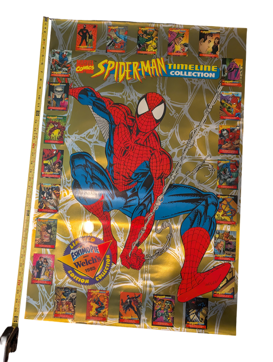 Spiderman Timeline Collection EskimoPie and Welch's 1995 Limited Edition Collection WITH TRADING CARDS