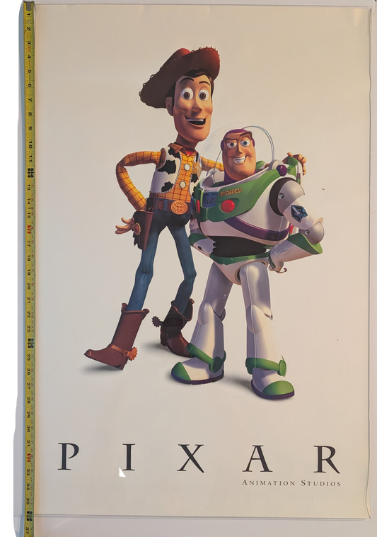 1996 Pixar 10th Anniversary Shareholder Kit - Behind the Scenes Bio and Woody and Buzz Posters