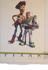 1996 Pixar 10th Anniversary Shareholder Kit - Behind the Scenes Bio and Woody and Buzz Posters