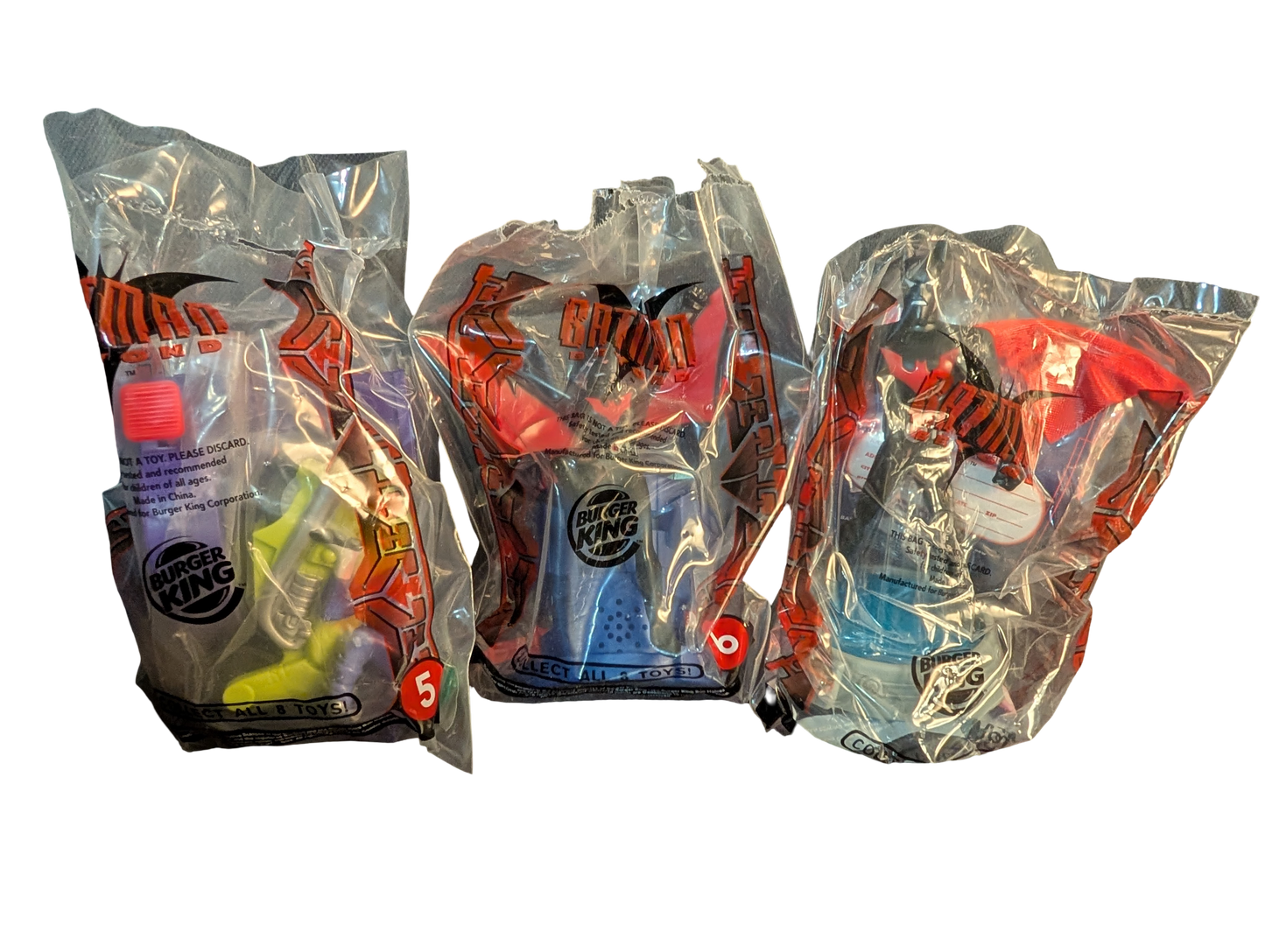 2000 Burger King Batman Beyond Collectible Lot