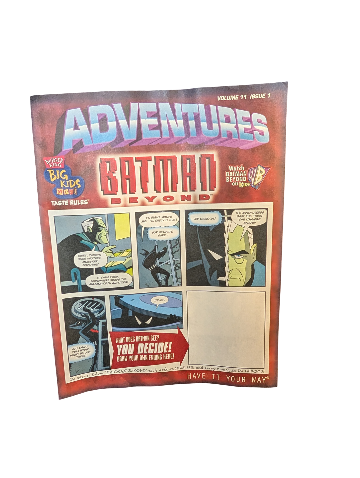 2000 Burger King Batman Beyond Collectible Lot