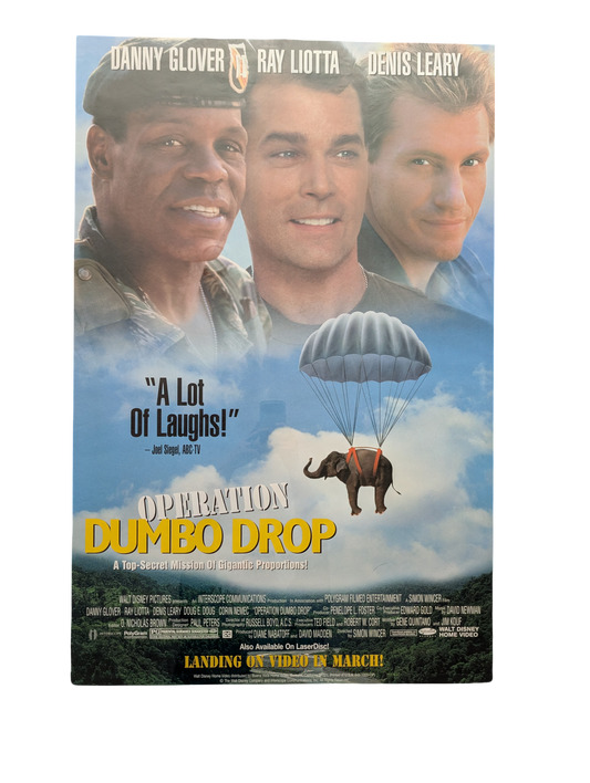 Operation Dumbo Drop 1995 Movie Poster 26in x 40in