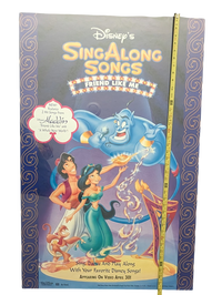 Disney's Aladdin Sing Along Movie Poster double sided 26in x 40in