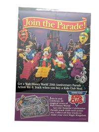 Walt Disney World's 20th Anniversary Join the Parade Burger King Kids Club