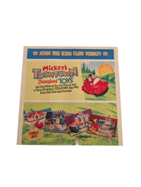 Mickey's Toontown Disneyland Toys Burger King Kids Club Poster 20in x 20in
