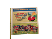 Mickey's Toontown Disneyland Toys Burger King Kids Club Poster 20in x 20in