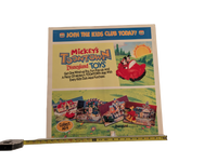 Mickey's Toontown Disneyland Toys Burger King Kids Club Poster 20in x 20in