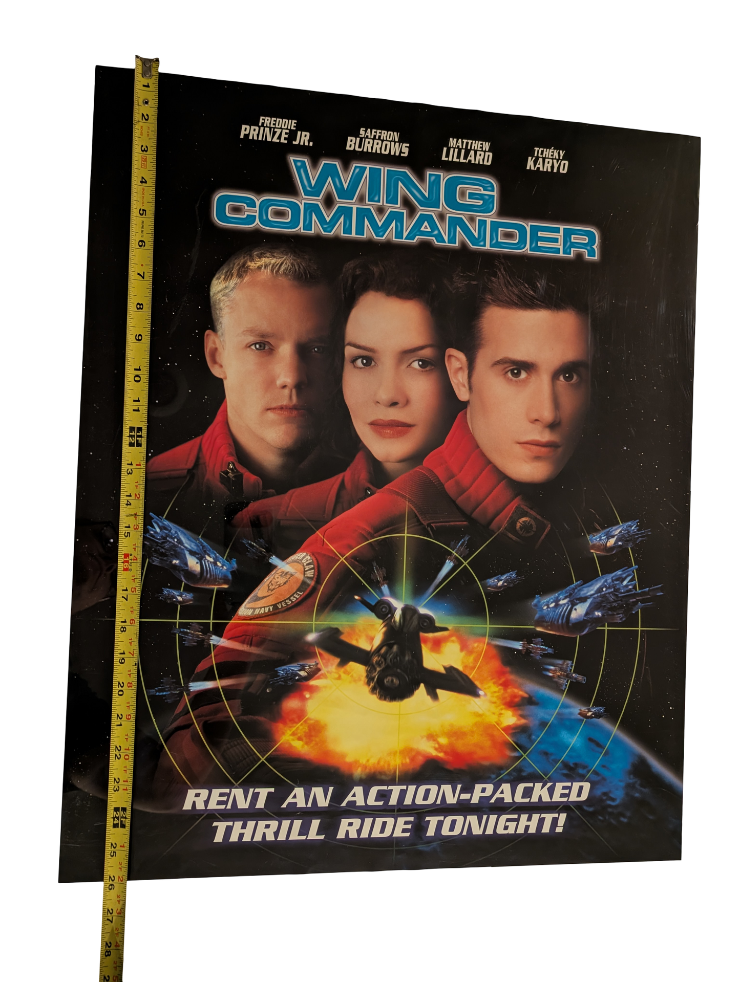 "Wing Commander" 1999 Movie Poster 21in x 26in
