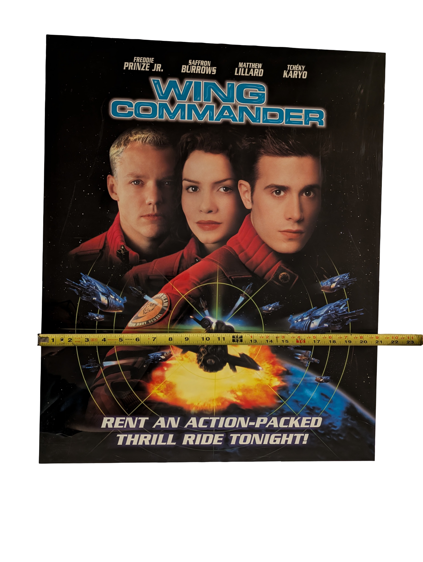 "Wing Commander" 1999 Movie Poster 21in x 26in