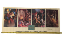 "Creating Moments of Beauty and Magic" WDCC  Poster 21in x 39in Signed by David Pacheco